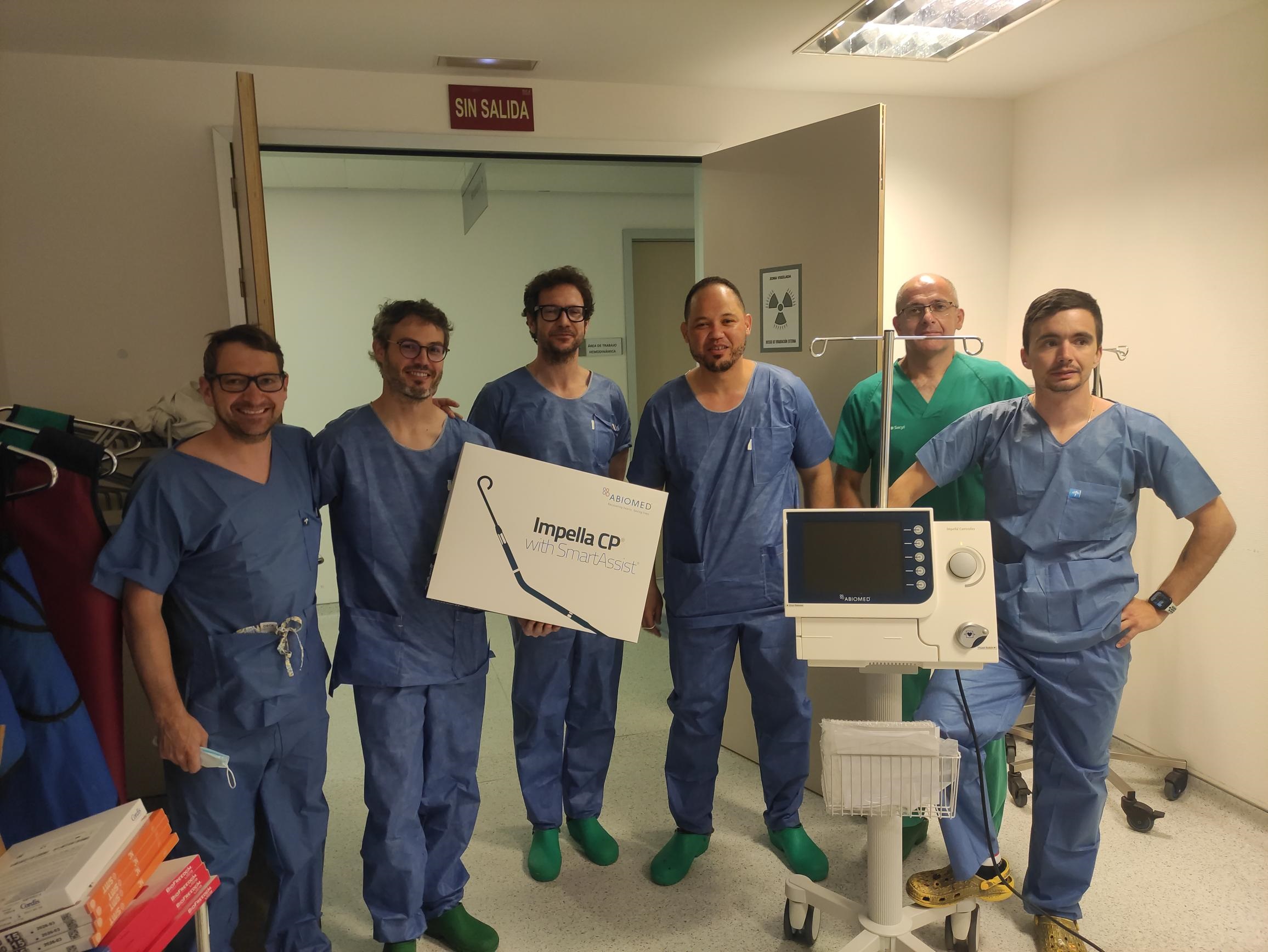 Primer implante de Impella Smart Assist en el Hospital Universitario de Burgos
